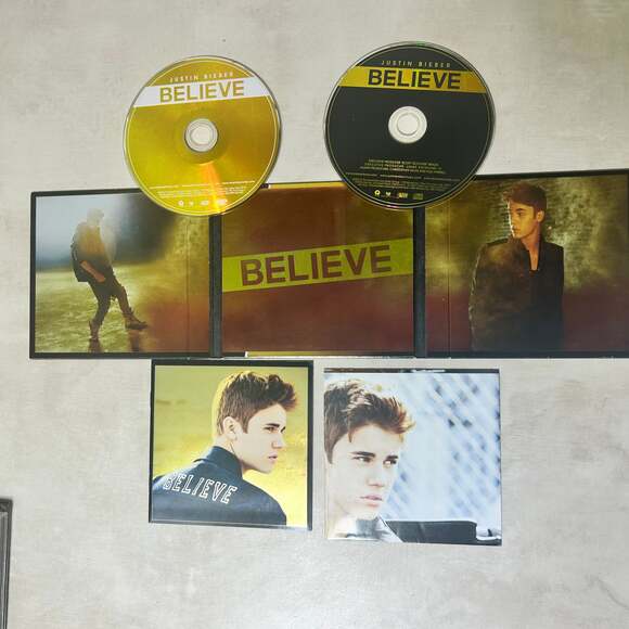 Justin Bieber CD Bundle Lot of 5 *Posters Included w Believe Album* - Picture 3 of 16